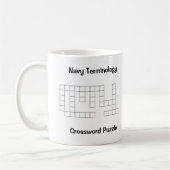 Marine-Terminologie-Krätsel Kaffeetasse (Links)