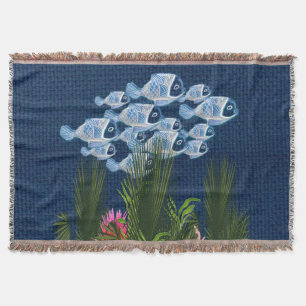 Marine Texturiert,Fisch,Rosa-Koralle Decke