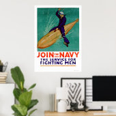 Marine, the Service for Fighting Men (US02288) Poster (Heimbüro)