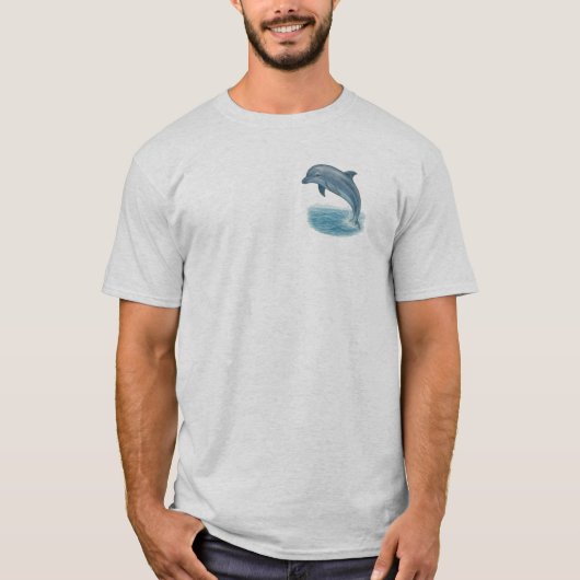 Marine themed - Dolphin T-Shirt (Vorderseite)