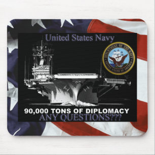 Marine-Tonnen Diplomatie Mousepad