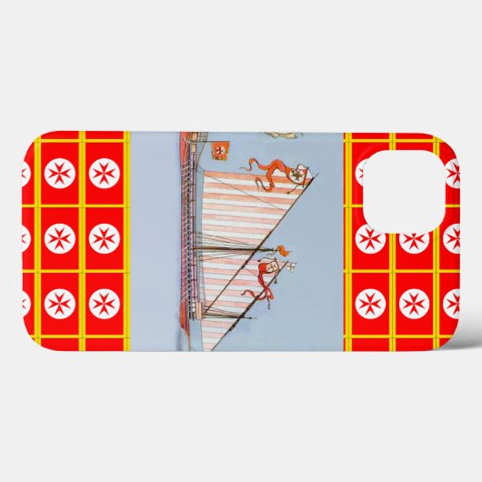 Marine Toskana Medici Case-Mate iPhone Hülle (Rückseite (Horizontal))