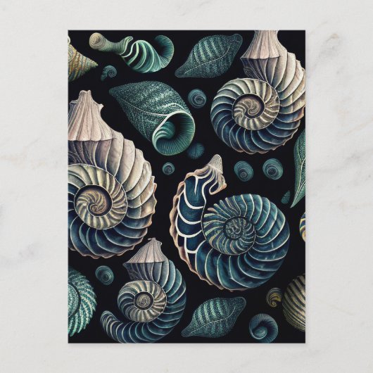 Marine Treasures Feiertagspostkarte (Vorderseite)