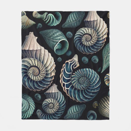 Marine Treasures Fleecedecke (Vorderseite)