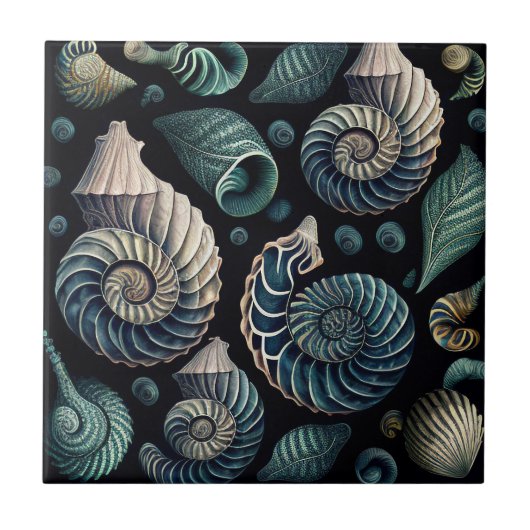 Marine Treasures Fliese (Vorderseite)