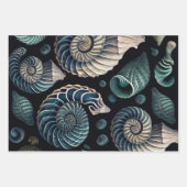 Marine Treasures Geschenkpapier Set (Vorderseite)