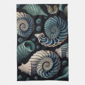 Marine Treasures Geschirrtuch (Vertikal)