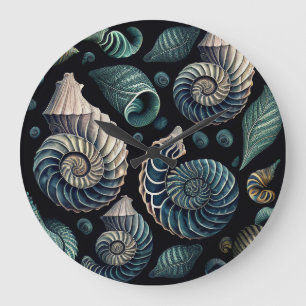 Marine Treasures Große Wanduhr
