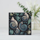 Marine Treasures Karte (Stehend Vorderseite)