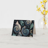 Marine Treasures Karte (Gelbe Blume)