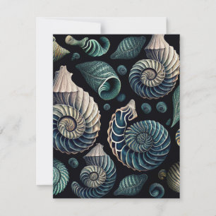 Marine Treasures Mitteilungskarte