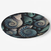 Marine Treasures Pappteller (Schrägansicht)