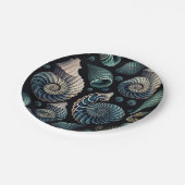 Marine Treasures Pappteller (Schrägansicht)