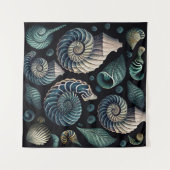 Marine Treasures Wandteppich (Vorderseite (Horizontal))