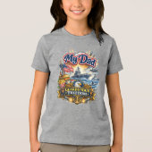 Marine Tri-Blend Shirt (Vorderseite)