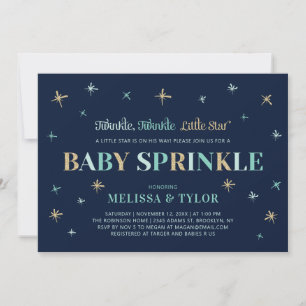 Marine Twinkle Twinkle Little Star Junge Baby Spri Einladung