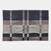 Marine u. graue geschirrtuch (Horizontal)