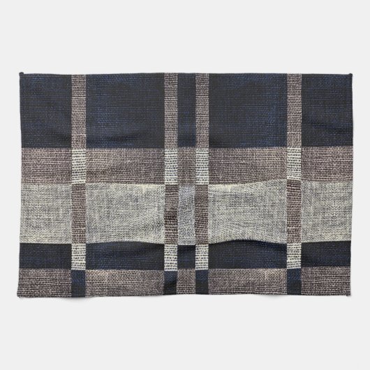 Marine u. graue geschirrtuch (Horizontal)