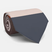 Marine u. Rost VIII abstrakt Krawatte (Gerollt)