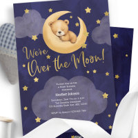 Marine über dem Mond Teddy Bear Twinkle Kleine Ste