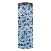 Marine und Aqua-Meerjungfrauenskala Thermosbecher (Rückseite)