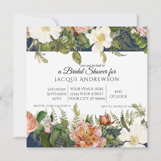 Marine-und Einladung (Vorderseite)