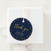 Marine und Gold | Modern Birthday Gefallen Vielen  Geschenkanhänger (Beispiel)