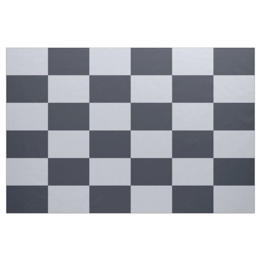 Marine und graues kariertes Rechteck-Muster-Gewebe Stoff (Yard (91,4 cm))