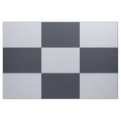 Marine und graues kariertes Rechteck-Muster-Gewebe Stoff (Fat Quarter (45,7 x 55,9 cm))