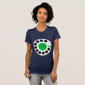 Marine und Grün nennen Telefon preppy Mod-T-Shirt T-Shirt (Vorne ganz)