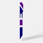 Marine und Lila Union Jack Case-Mate iPhone Hülle (Rückseite / Rechts)