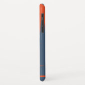 Marine und Orange Case-Mate iPhone Hülle (Hinten/Links)