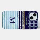 Marine und personalisierte Gegenstände für sie Case-Mate iPhone Hülle (Rückseite (Horizontal))