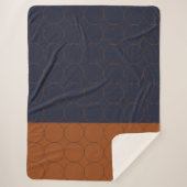 Marine-und Rost-Kreise II Sherpadecke (Vorderseite)