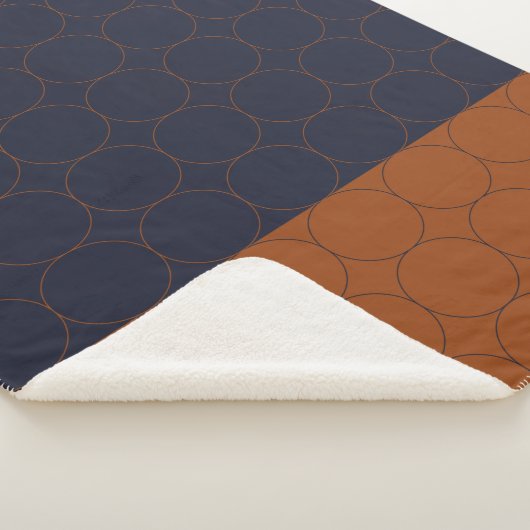 Marine-und Rost-Kreise II Sherpadecke (3/4)