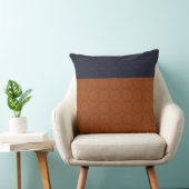 Marine und Rost kreist I ein Kissen (Stuhl )