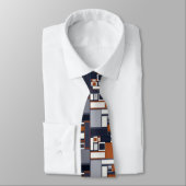 Marine-und Rost-Mitte- des Jahrhundertsmodernes Krawatte (Gebunden)