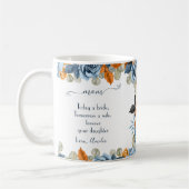 Marine und Rostmütter der Brautgeschenke von der B Kaffeetasse (Links)