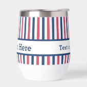 Marine und Rote Streifen, amerikanisch, patrootisc (Links)