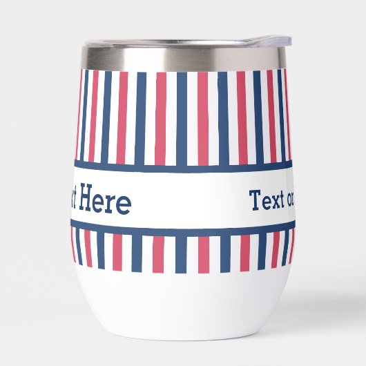 Marine und Rote Streifen, amerikanisch, patrootisc (Links)