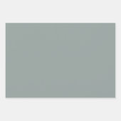 Marine und Sage Floral Geschenkpapier Set (Vorderseite 3)