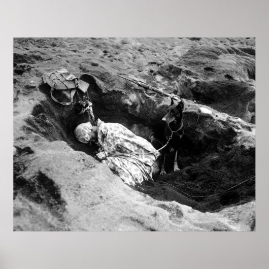 Marine und sein Hund Poster (Vorne)