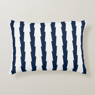 Marine und weiß gestreift dekokissen