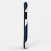 Marine und weiße Streifen Case-Mate iPhone Hülle (Hinten/Rechts)