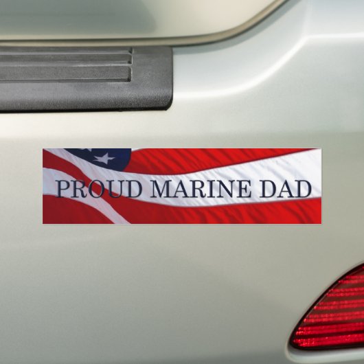 Marine Vater American Flag Autoaufkleber (Auf Auto)