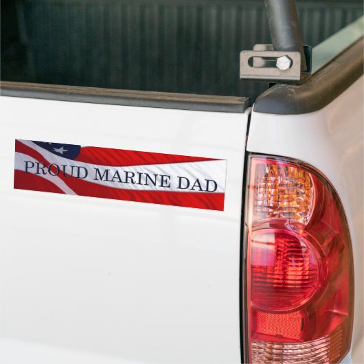 Marine Vater American Flag Autoaufkleber (Auf Lkw)