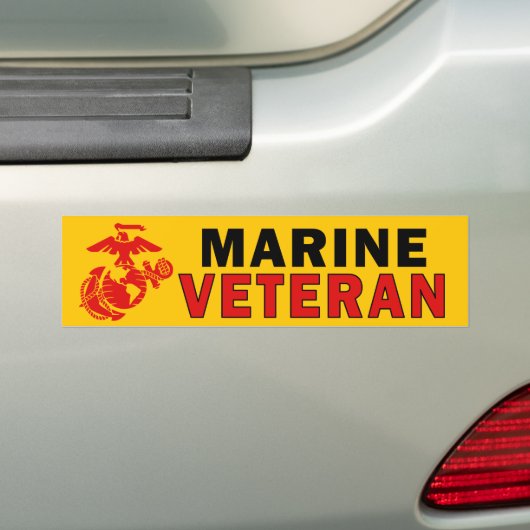 Marine Veteran Autoaufkleber (Auf Auto)