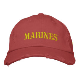 Marine Veteran Bestickte Baseballkappe
