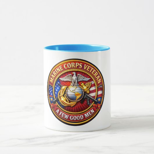 Marine Veteran Coffee Mug Tasse (Zentrum)