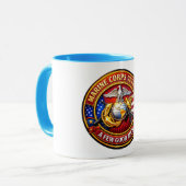 Marine Veteran Coffee Mug Tasse (Vorderseite Links)
